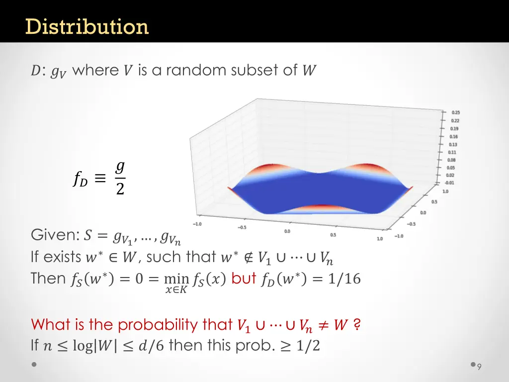 distribution