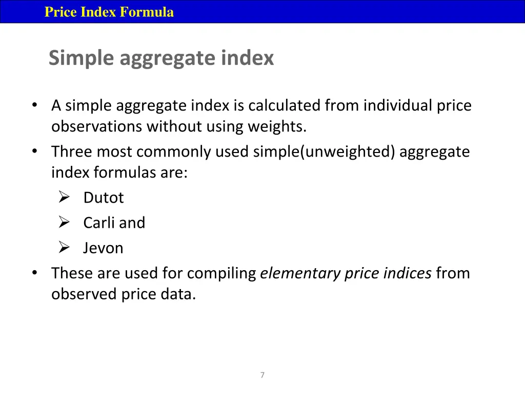 price index formula 4