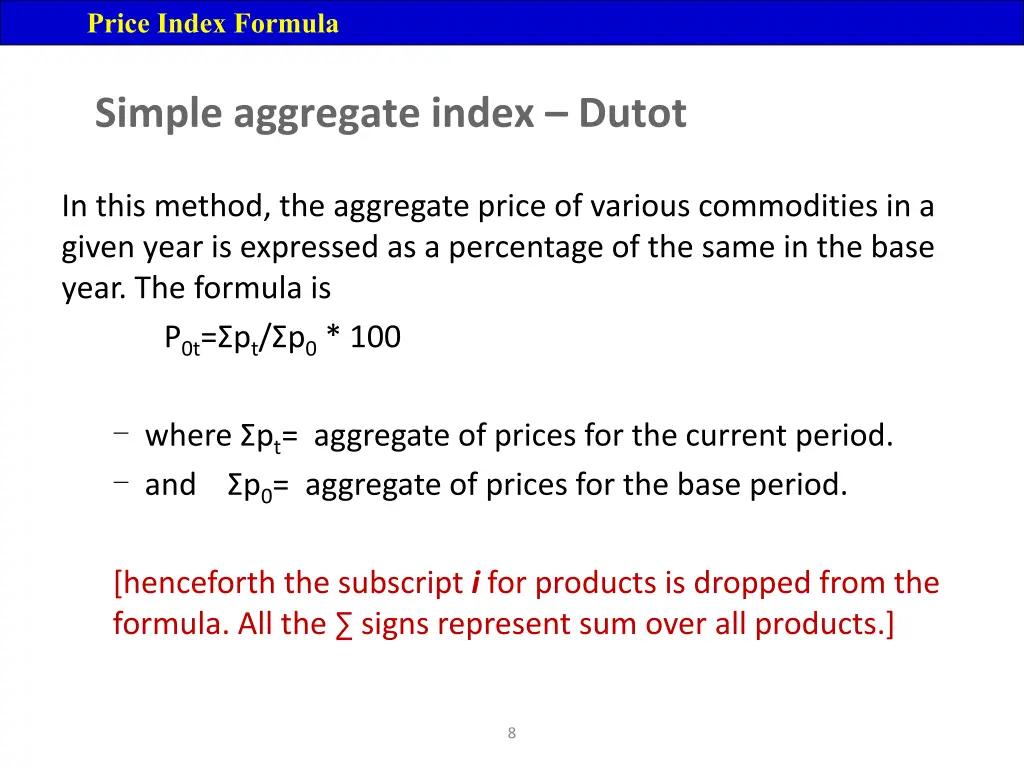 price index formula 5