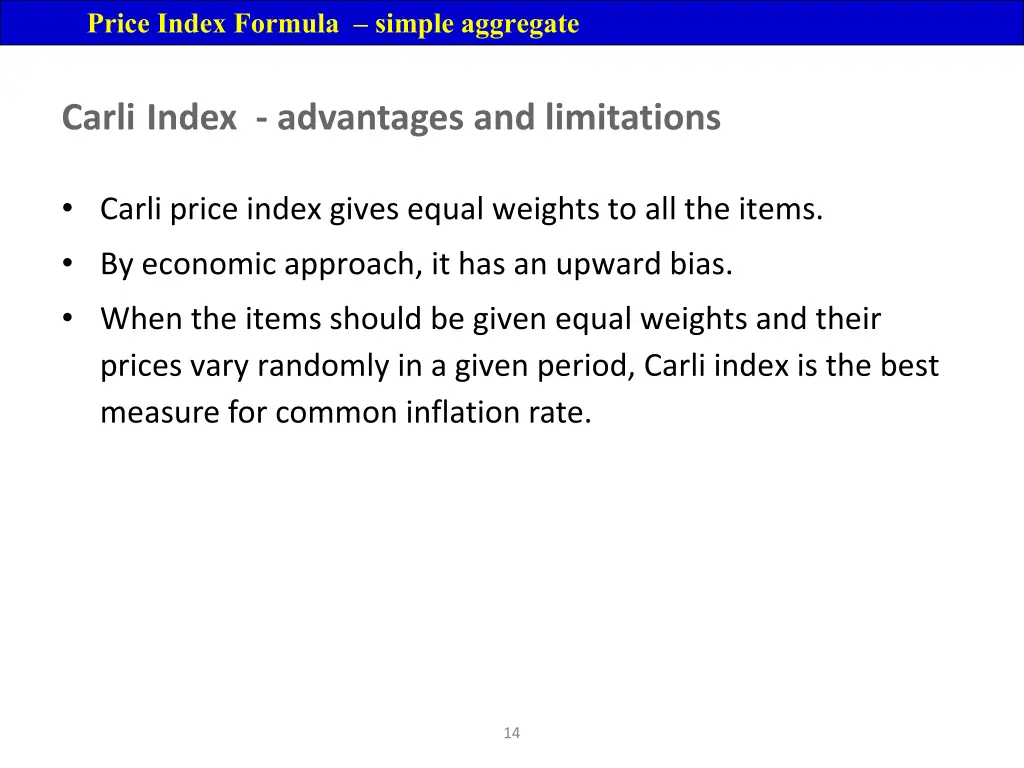 price index formula simple aggregate 5