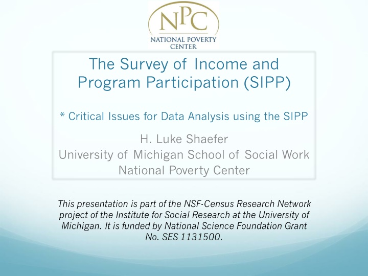 the survey of income and program participation