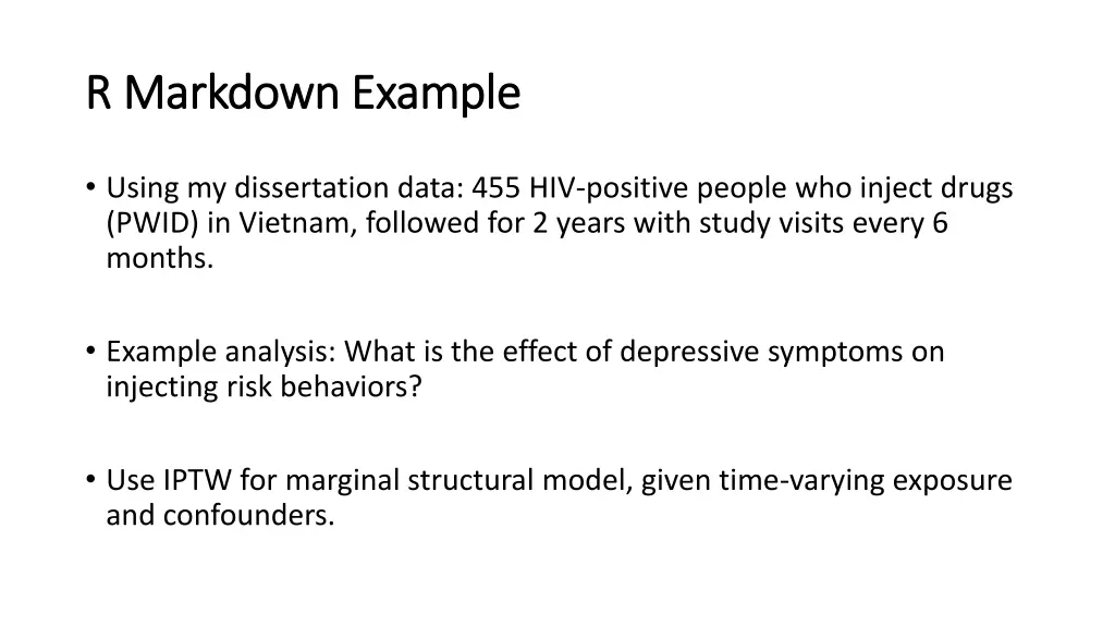 r markdown example r markdown example 2