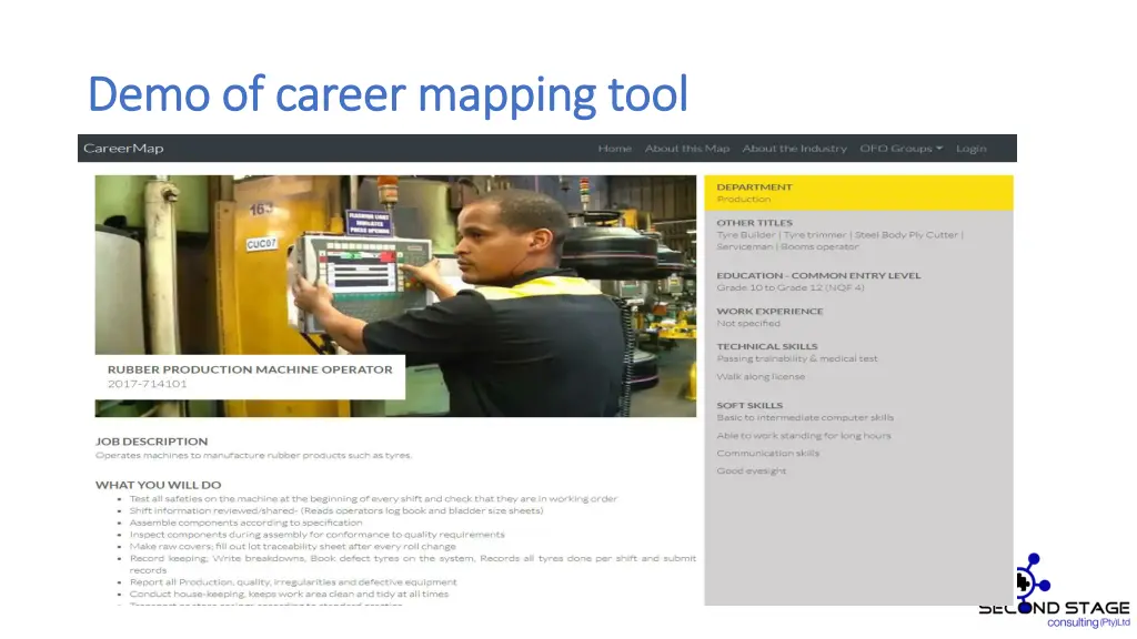 demo of career mapping tool demo of career 3