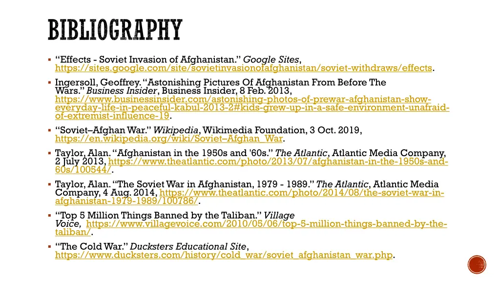 bibliography