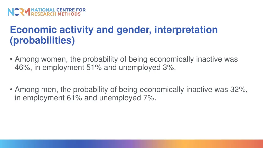 economic activity and gender interpretation 2