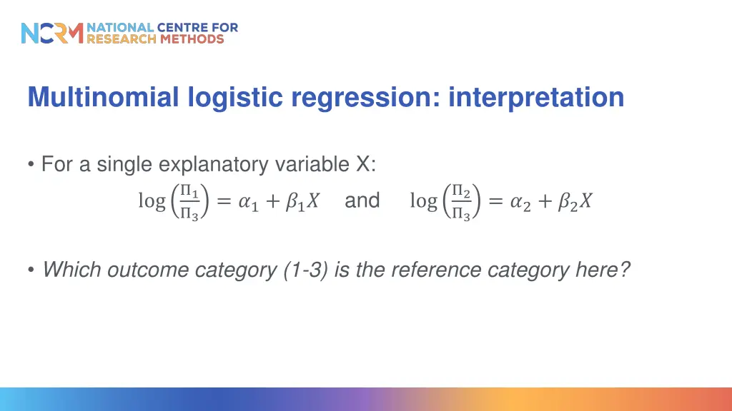 multinomial logistic regression interpretation 1