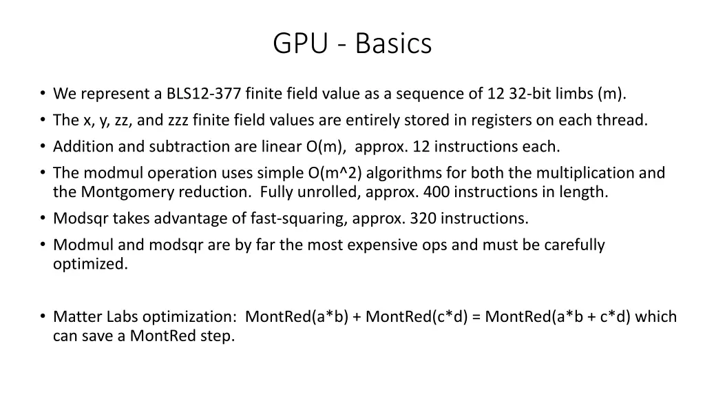 gpu basics