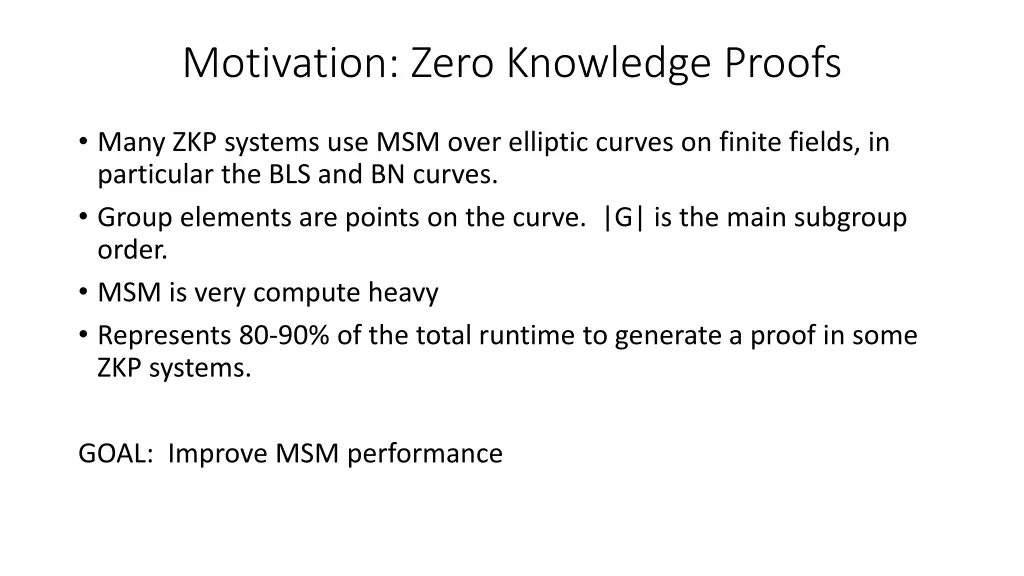 motivation zero knowledge proofs