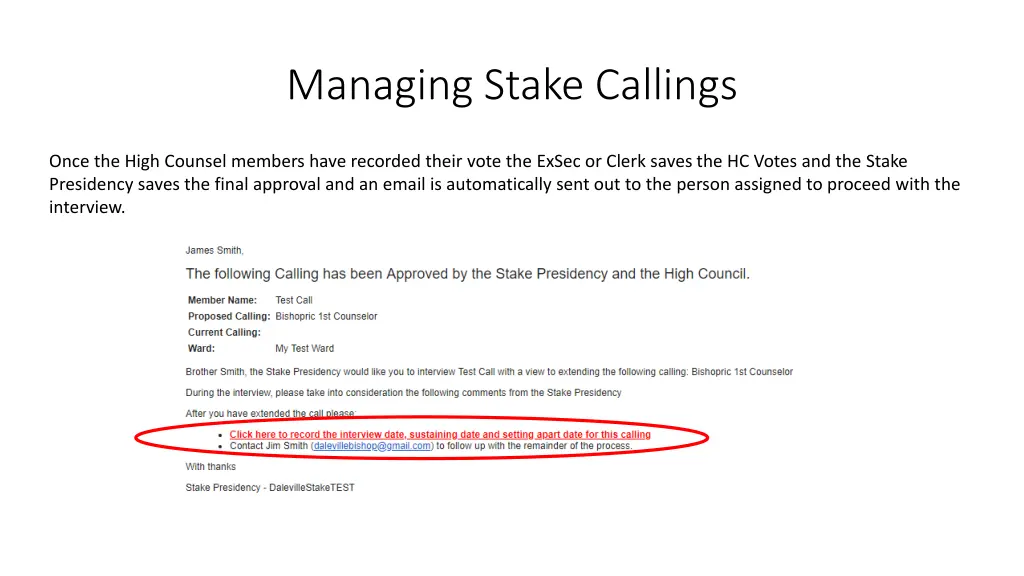 managing stake callings 7