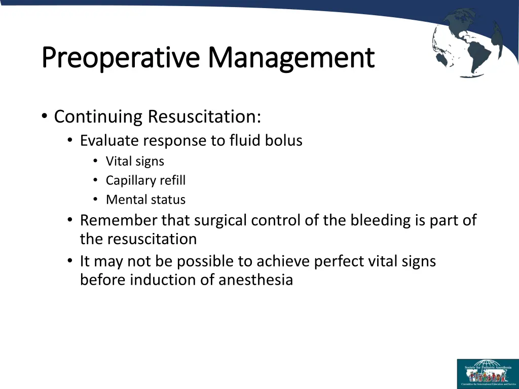 preoperative management preoperative management 1