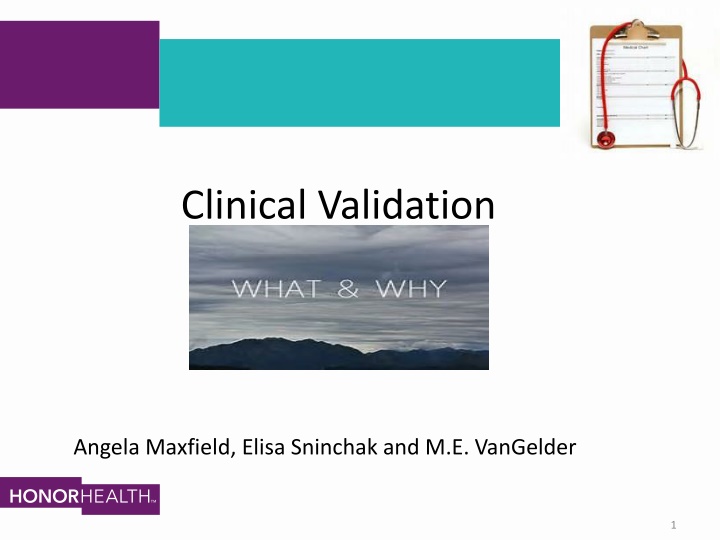 clinical validation