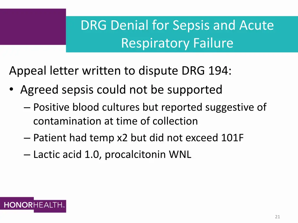 drg denial for sepsis and acute respiratory 2