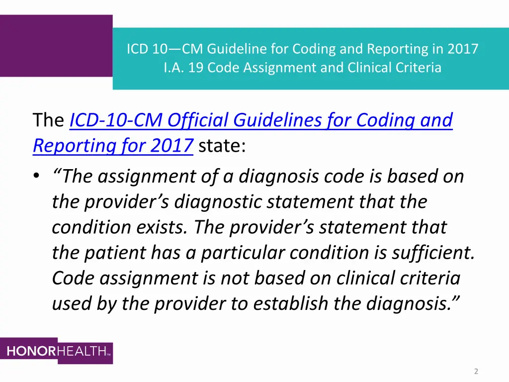 icd 10 cm guideline for coding and reporting