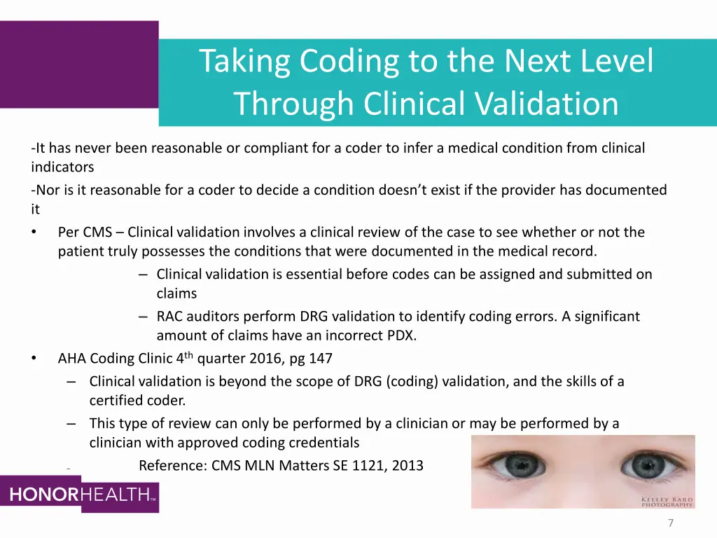 taking coding to the next level through clinical