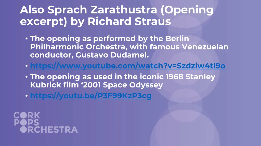 also sprach zarathustra opening excerpt