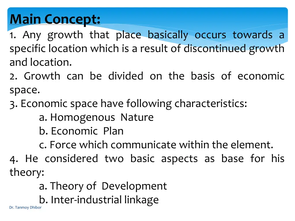 main concept 1 any growth that place basically