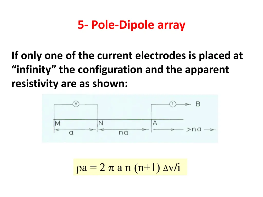 5 pole dipole array