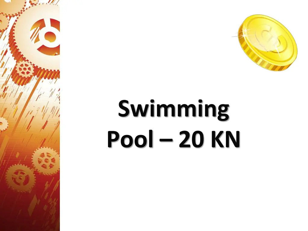 swimming pool 20 kn