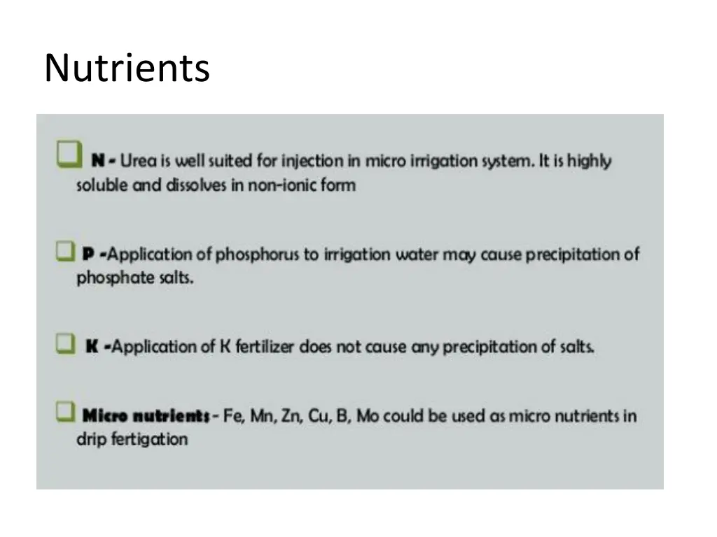 nutrients