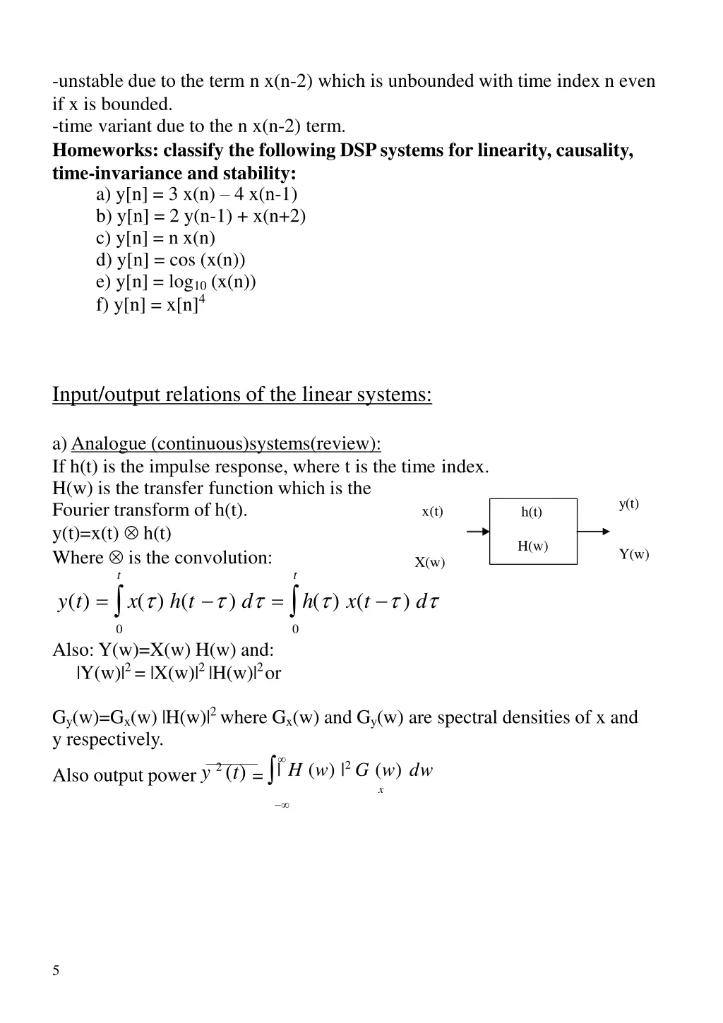 unstable due to the term n x n 2 which