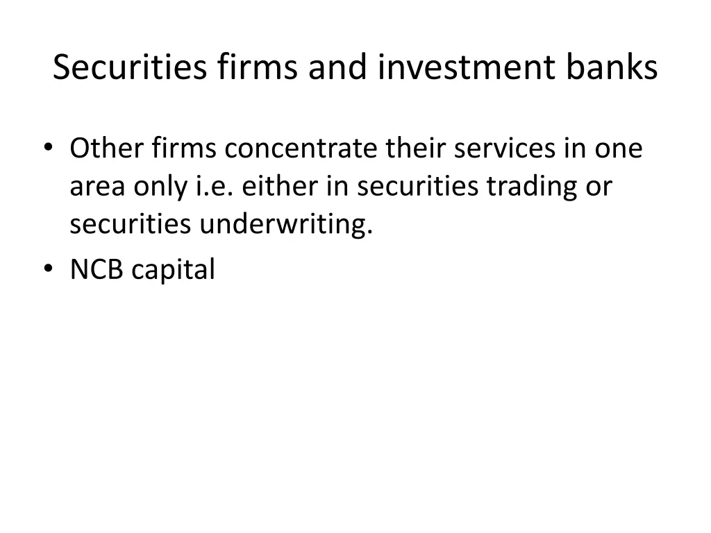 securities firms and investment banks 4