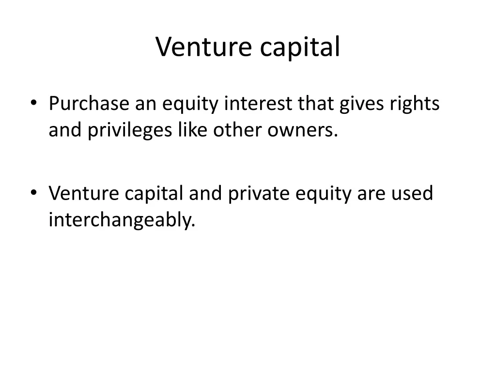 venture capital 1