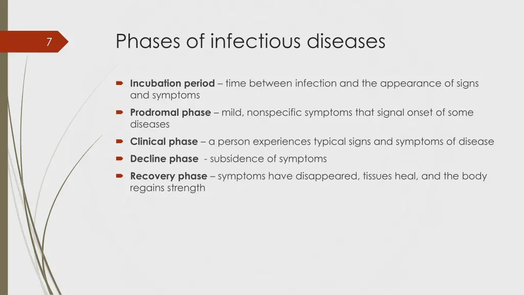 phases of infectious diseases