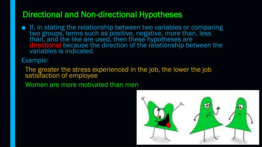 directional and non directional