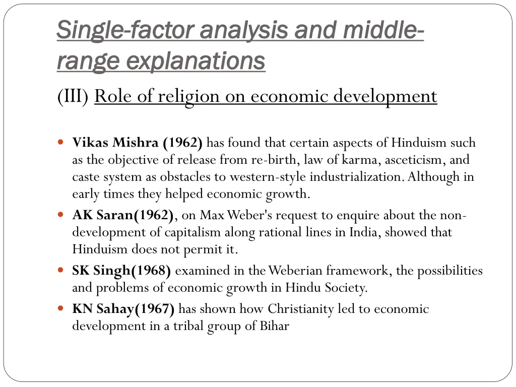 single single factor analysis and middle factor 2