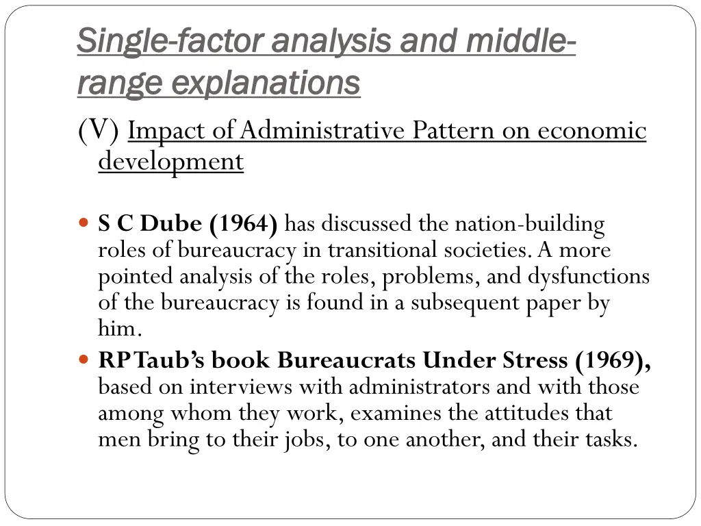 single single factor analysis and middle factor 4