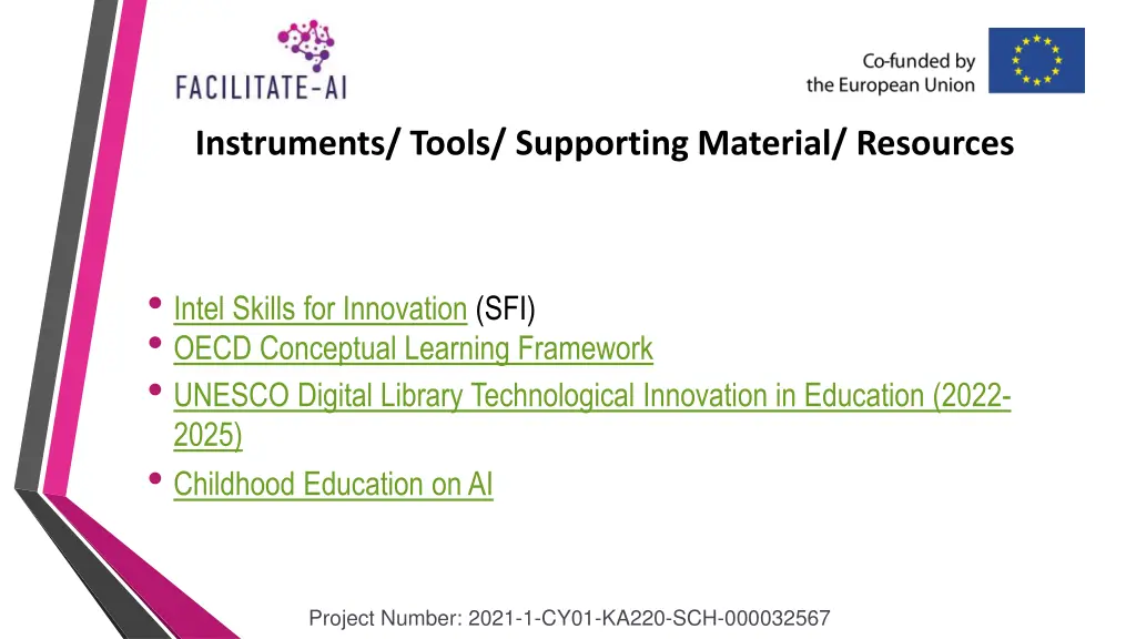 instruments tools supporting material resources