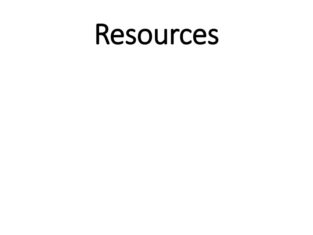 resources resources