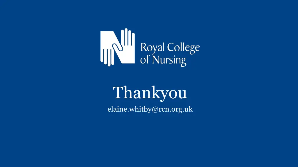 thankyou elaine whitby@rcn org uk