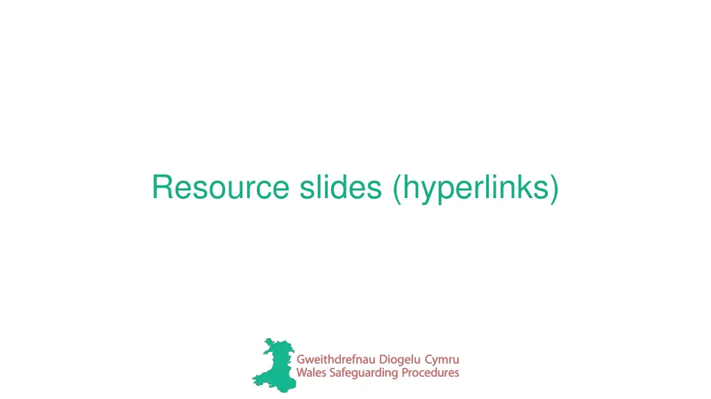 resource slides hyperlinks