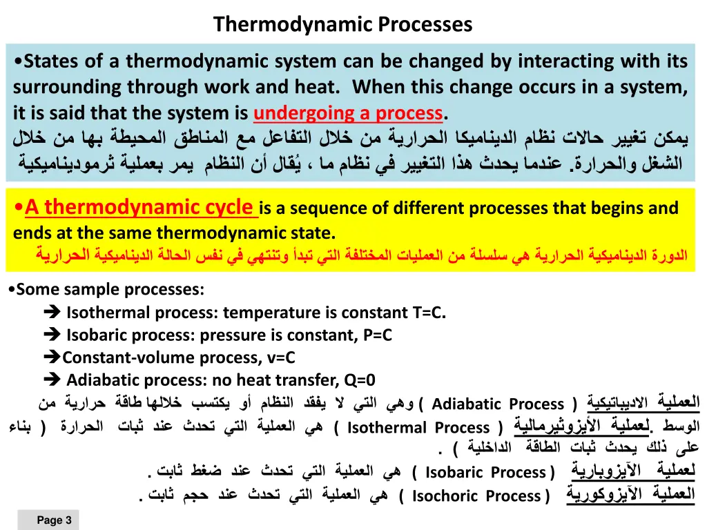 thermodynamic processes