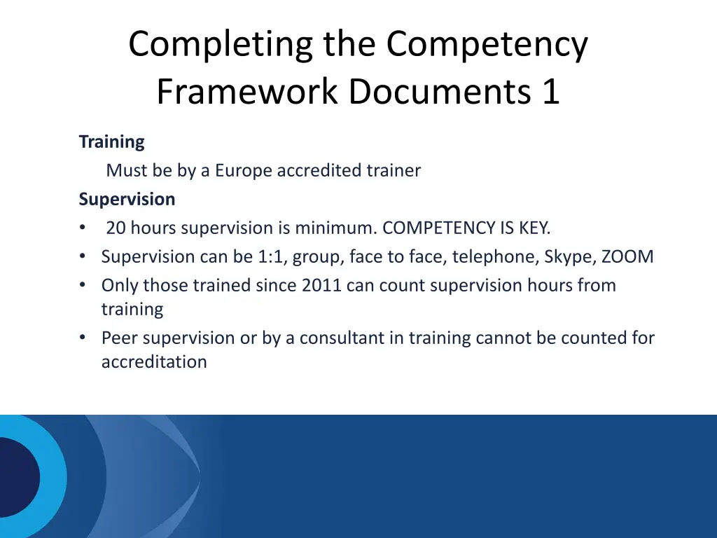 completing the competency framework documents 1