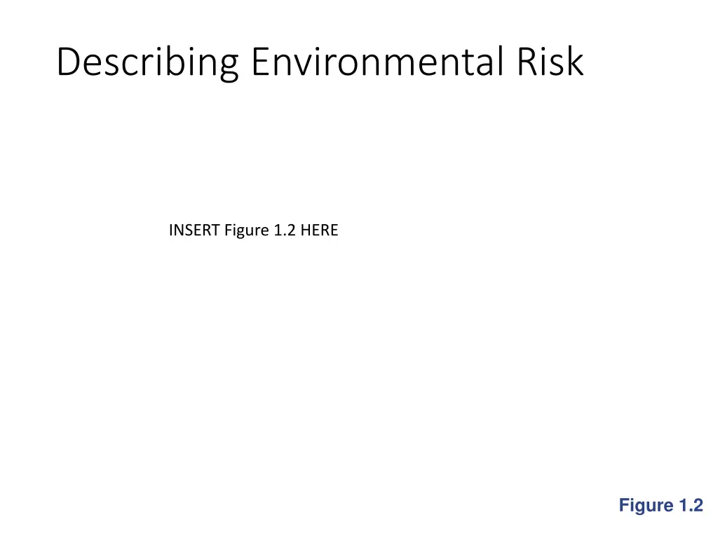 describing environmental risk