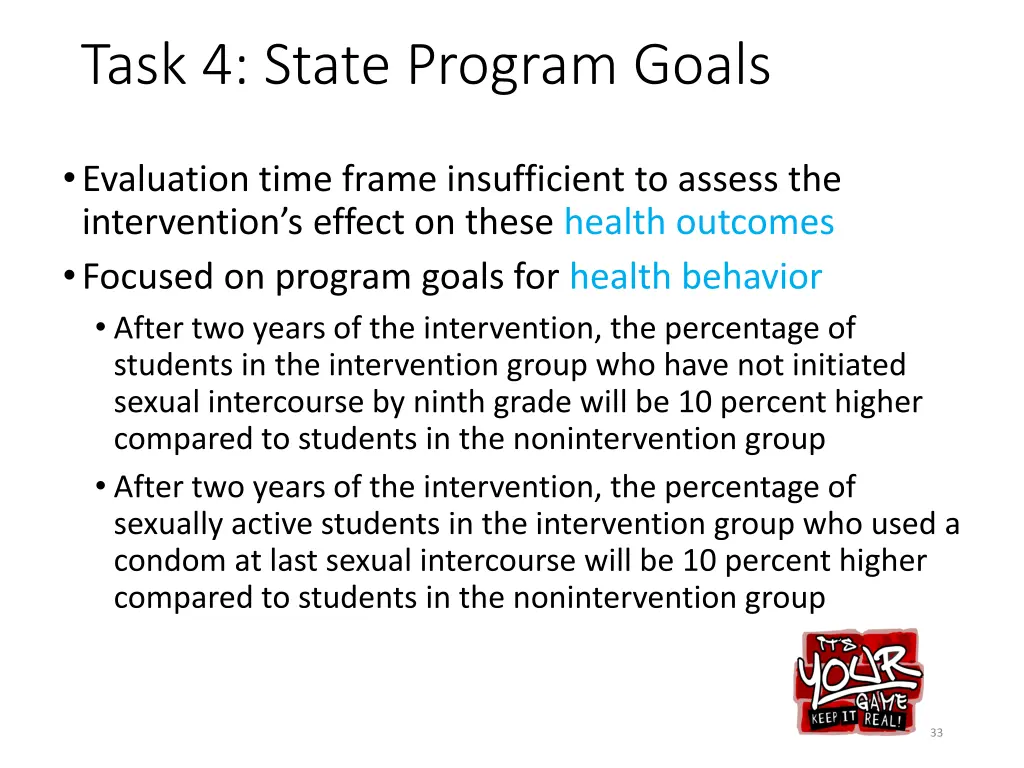 task 4 state program goals 1