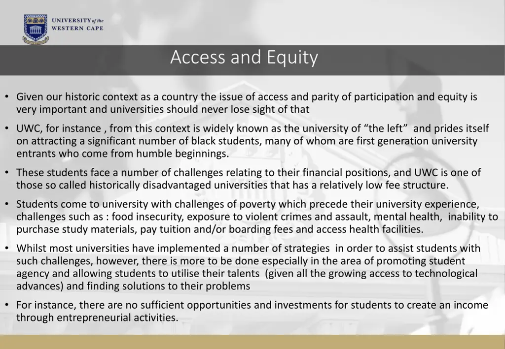 access and equity