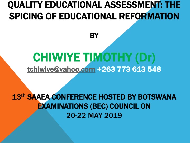 quality educational assessment the quality