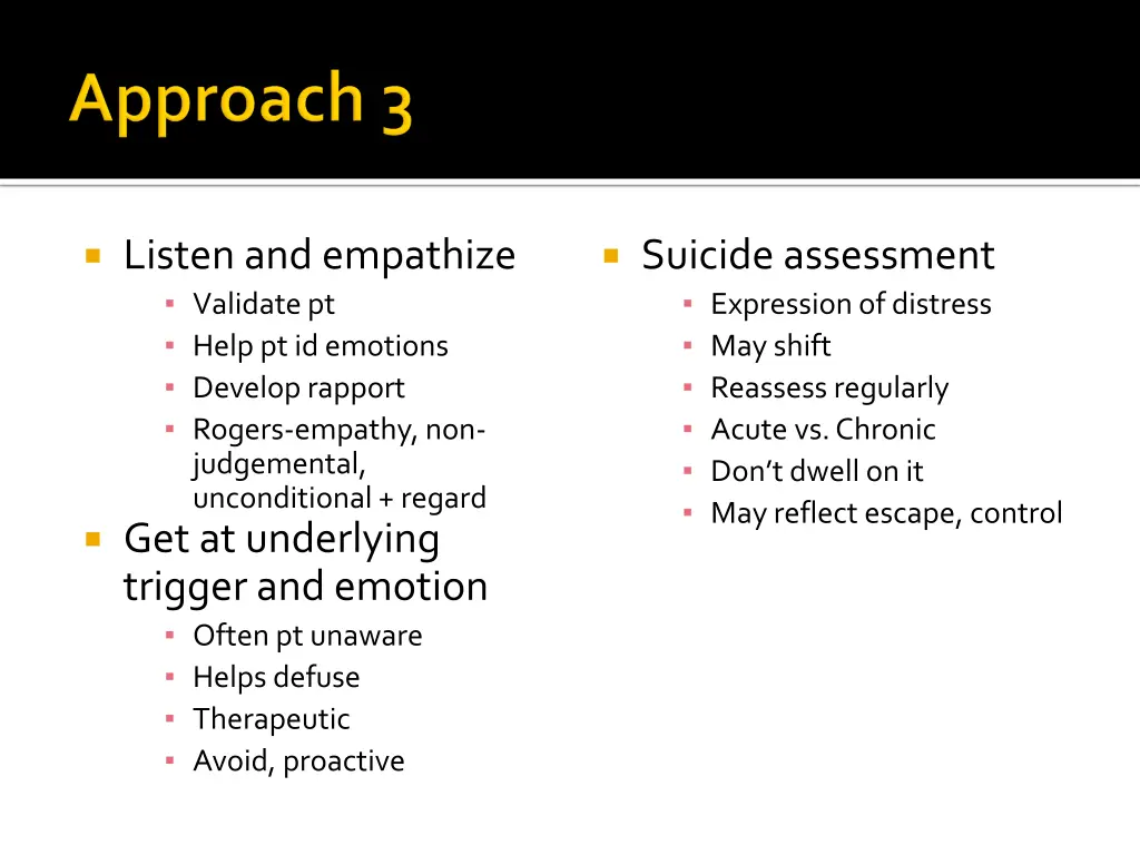 listen and empathize validate pt help