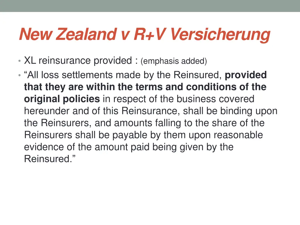 new zealand v r v versicherung