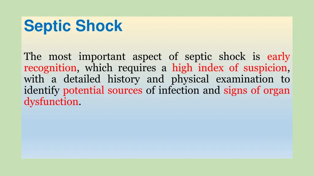 septic shock