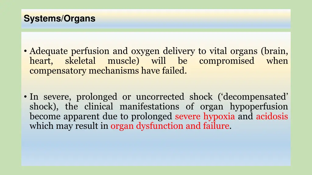 systems organs