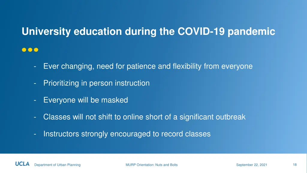 university education during the covid 19 pandemic