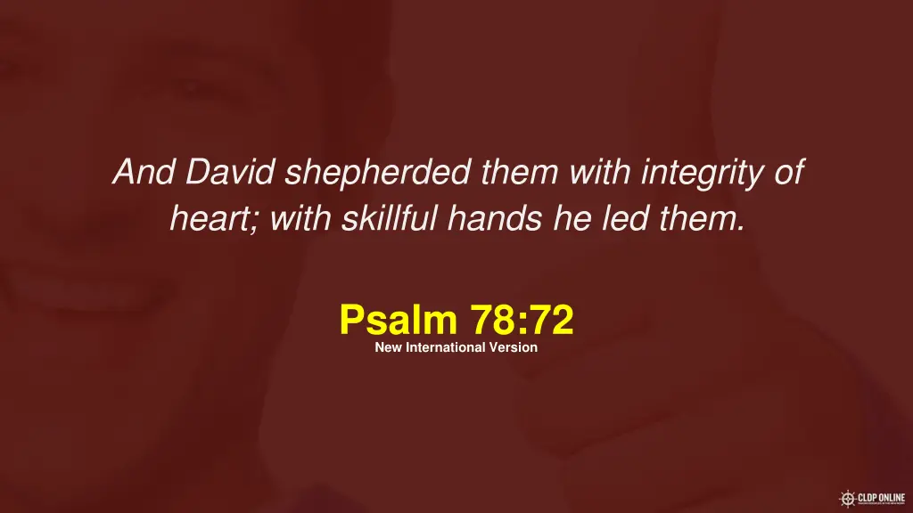 and david shepherded them with integrity of heart