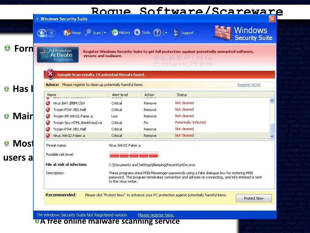 rogue software scareware