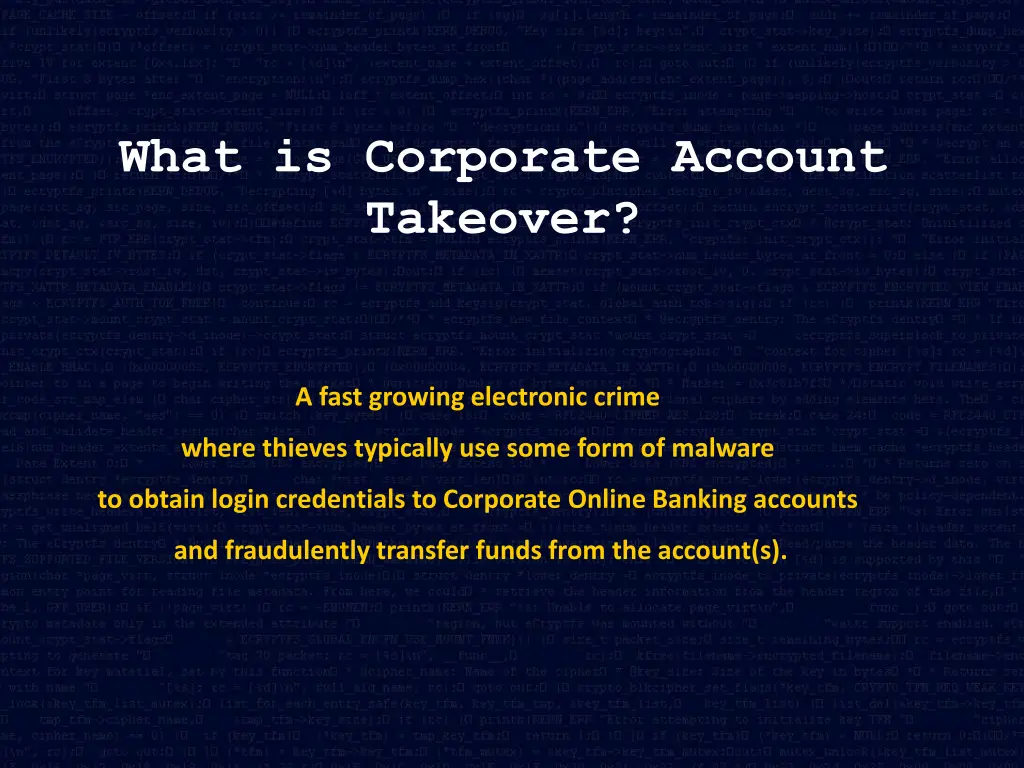 what is corporate account takeover