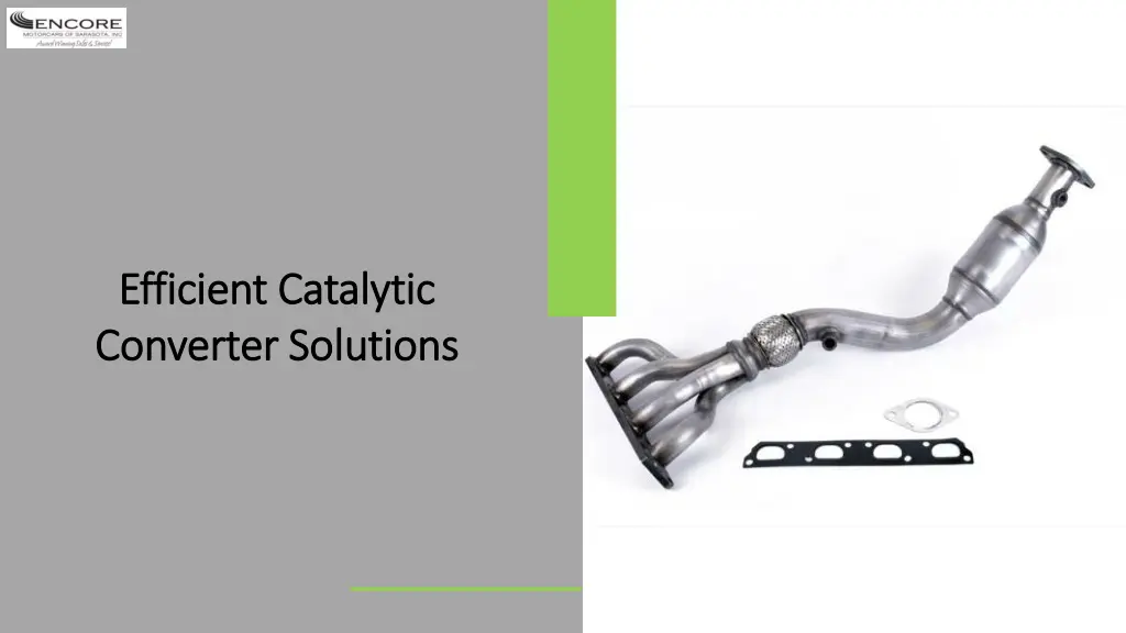 efficient catalytic efficient catalytic converter