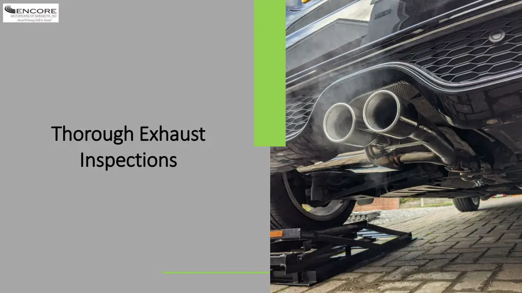 thorough exhaust thorough exhaust inspections